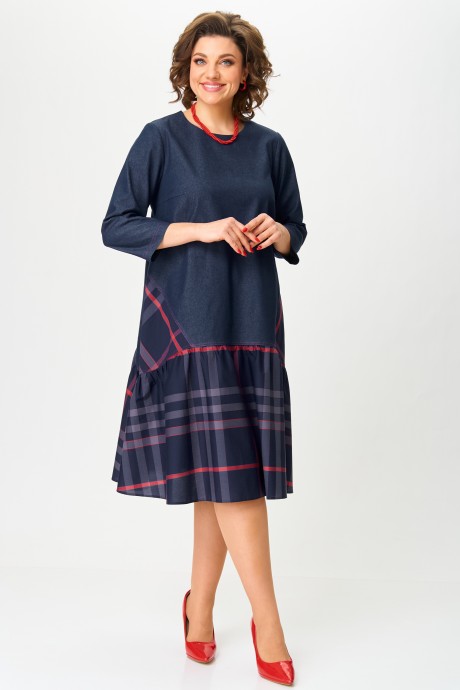 Платье Aira Style 24415 синий размер 50-56 #4