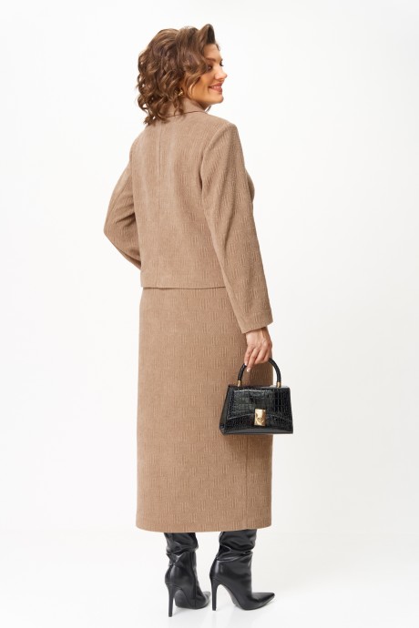 Костюм/комплект Aira Style 24115А двойка бежевый размер 50-58 #7