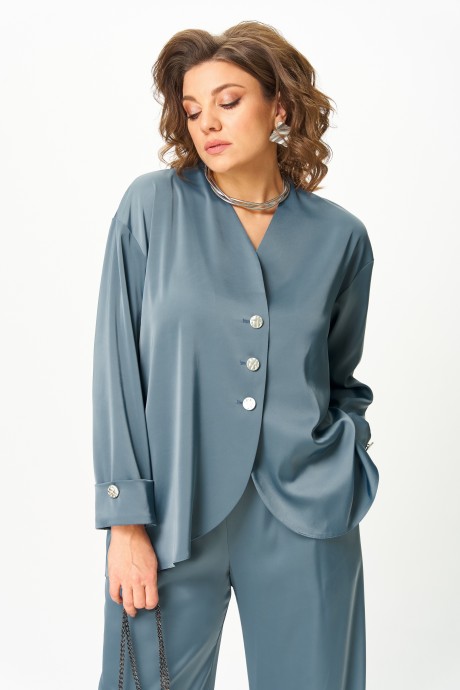 Костюм/комплект Aira Style 24245 двойка мятный голубой размер 50-58 #6