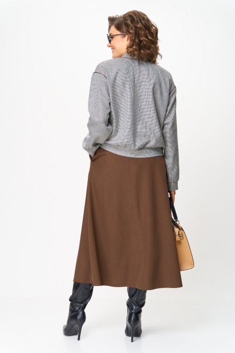 Костюм/комплект Aira Style 24131 двойка коричневый размер 46-60 #9