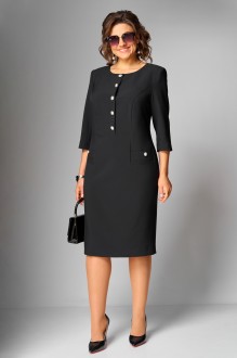 Платье Орхидея Люкс 1625 черный #1