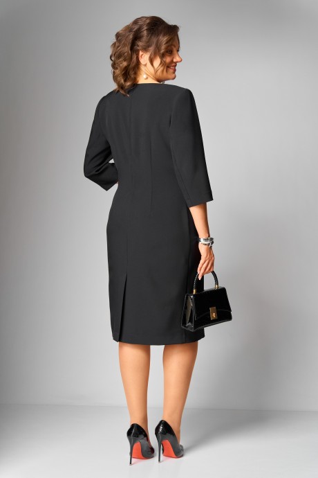 Платье Орхидея Люкс 1625 черный размер 50-54 #7