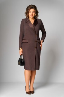 Платье Орхидея Люкс 1626 шоколад