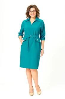 Платье Орхидея Люкс 1655 бирюза