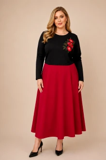 Платье BRELA 2456 красное, черное