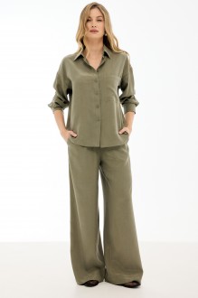 Брючный костюм Prestige 5537 двойка оливка