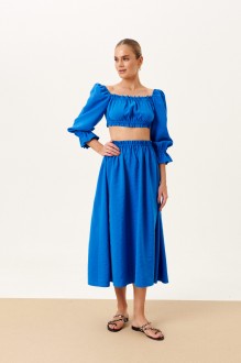 Юбочный костюм Prestige 5076 двойка электрик