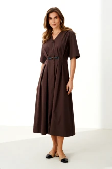 Платье PANDA 122680 коричневое