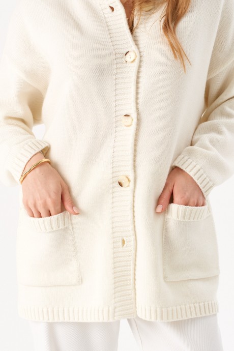 Кардиган RomGil РВ0268-ШЕ5 молочный размер 46-52 #6