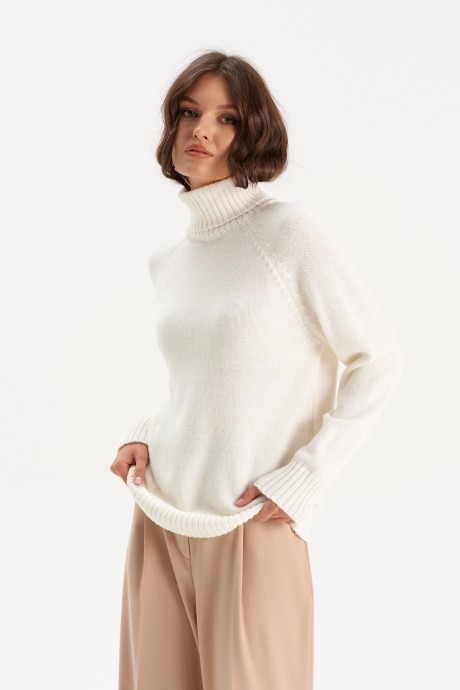 Свитер RomGil РВ0299-ШЕ5 белый размер 42-50 #1
