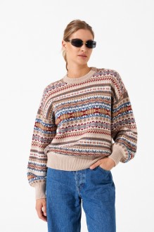 Джемпер (кофта) RomGil РВ0407-ШЕ5 светло-бежевый