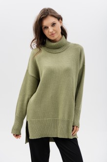Свитер RomGil РВ0416-ШЕ5 светло-оливковый