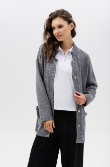 Кардиган RomGil РВ0268-ШЕ5 серый