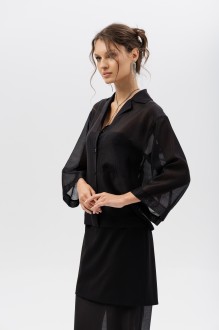 Блузка RomGil РТ0174-ХМ2 черный
