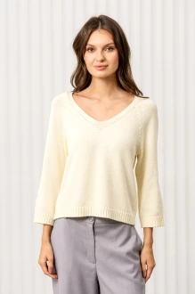 Джемпер (кофта) RomGil РВ0369-ХЛ2 сливочный