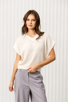 Жилетка RomGil РВ0374-АК2 молочный