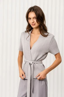 Кардиган RomGil РВ0409-ХЛ2 светло-серый