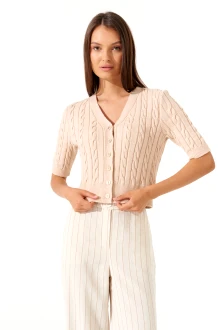 Жакет (пиджак) RomGil РВ0402-ВИ4 крем-брюле