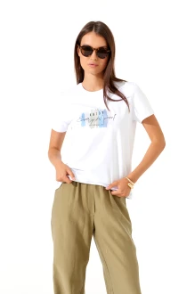 Футболка RomGil РП0125-ХЛ4 белая