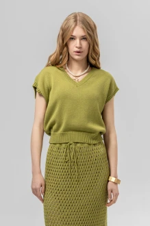 Джемпер (кофта) RomGil РВ0403-ХЛ4 лайм