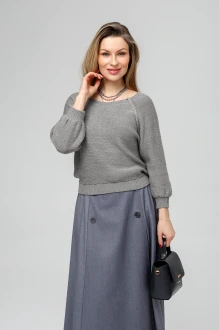 Джемпер (кофта) RomGil РВ0370-ХМ2 серый