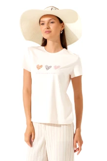 Футболка RomGil РП0129-ХЛ4 светло-опаловая