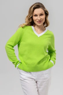 Джемпер (кофта) RomGil РВ0157-ХЛ2 салатовый