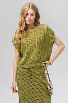 Джемпер (кофта) RomGil РВ0392-ХЛ4 лайм