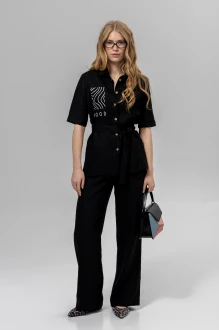 Брюки RomGil РТ0151-ЛЕ4 черные