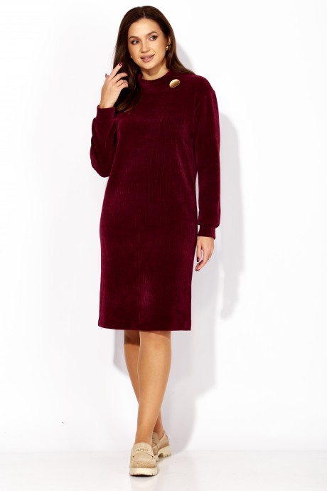 Платье ТAиЕР 1410 винный размер 46-56 #1