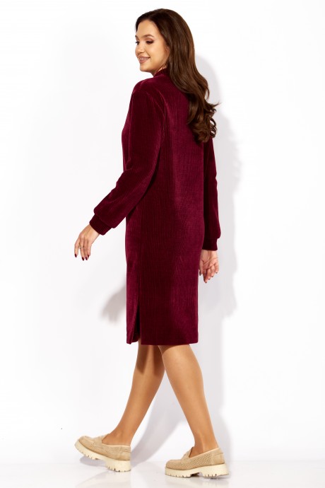 Платье ТAиЕР 1410 винный размер 46-56 #4