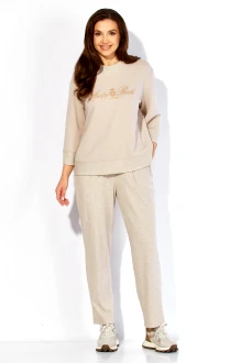 Спортивный костюм ТAиЕР 1427 двойка бежевый