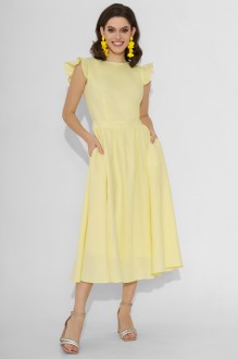 Платье ЮРС 23-126-1 желтый #1