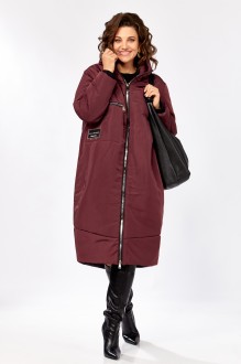 Пальто Lady Secret 5018 /1 Бордовый матовый