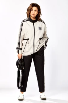 Брючный костюм Lady Secret 25230 черный, серо-бежевый