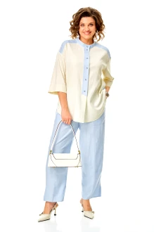 Брючный костюм Lady Secret 26242 молочно-голубой