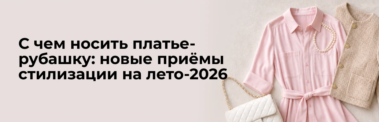 С чем носить платье-рубашку: новые приёмы стилизации на лето-2026