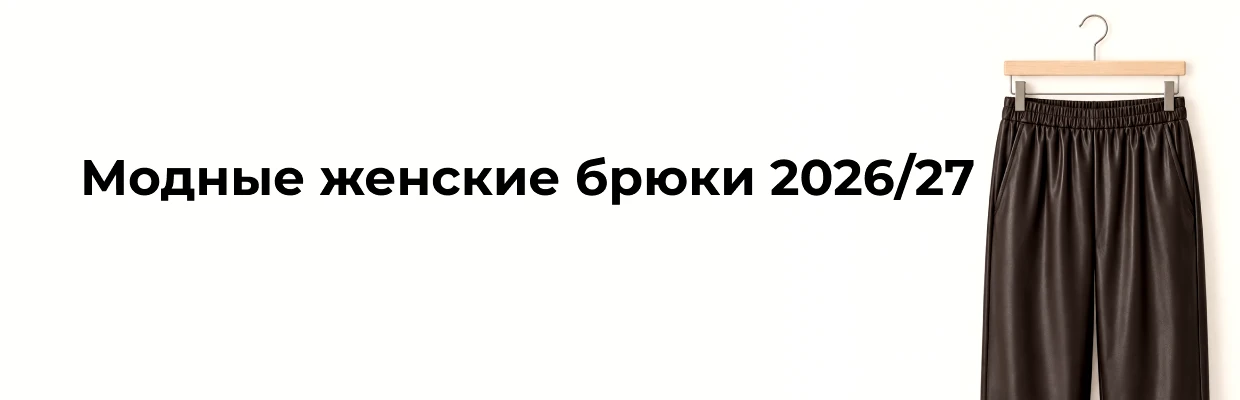 Модные женские брюки 2026/27
