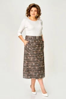 Юбка Zlata 4467 коричневая
