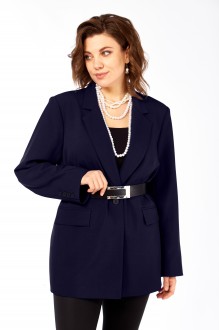 Жакет (пиджак) Ольга Стиль С986 темно-синий