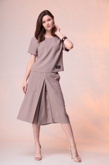 Брючный костюм Romanovich Style 2-1971 темный клевер