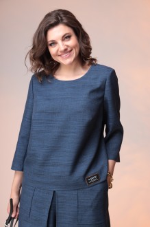 Брючный костюм Romanovich Style 2-2401 синий