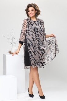 Платье Romanovich Style 1-2628 пыльно/бежевый