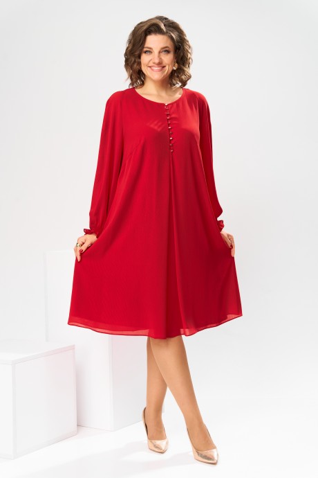 Платье Romanovich Style 1-2070 красный размер 52-56 #1