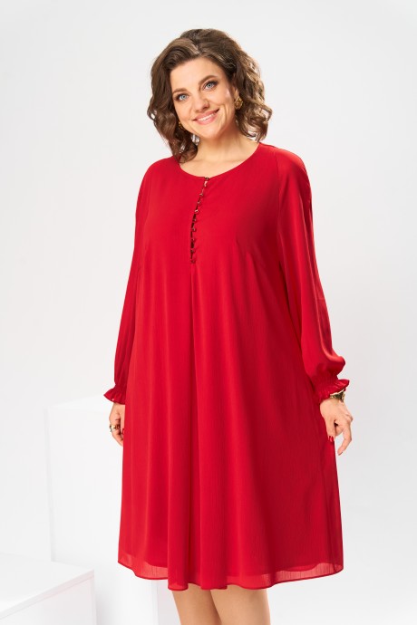 Платье Romanovich Style 1-2070 красный размер 52-56 #6