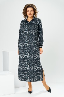 Платье Romanovich Style 1-2885 синий леопард