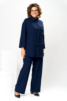 Брючный костюм Romanovich Style 2-2554 синий