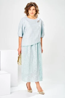 Вечернее платье Romanovich Style 1-2913 голубой