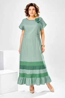 Платье Romanovich Style 1-2929 зелёное