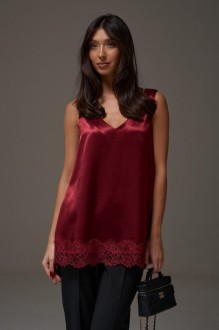 Блузка BEAUTY ANNETE A2367 бордовый #1